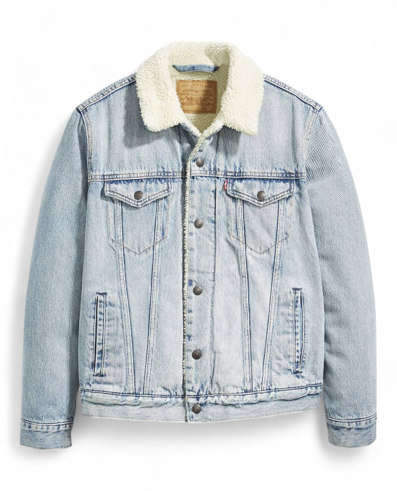 Levi's® Chaqueta Sherpa Trucker - Azul claro