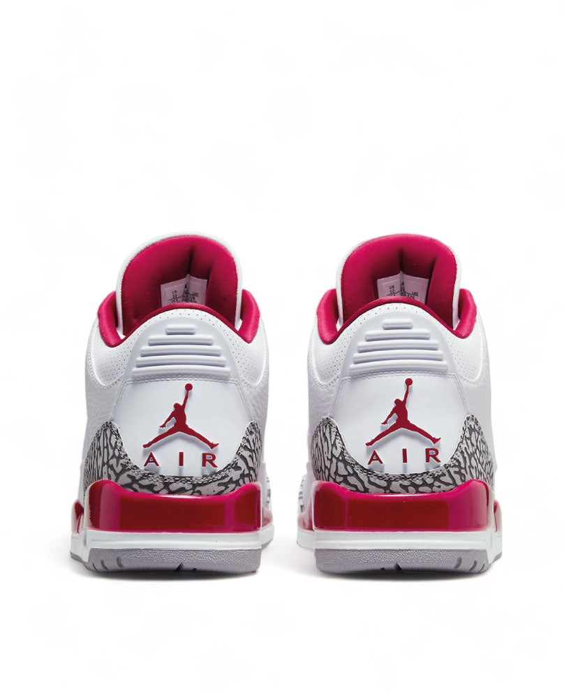 Air Jordan 3 Retro - White Cardinal Red