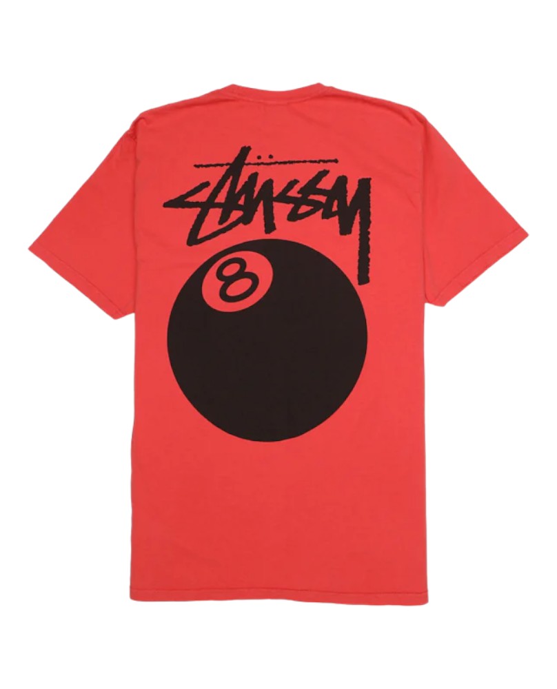 Stussy 8 Ball Pigment Dyed Guava