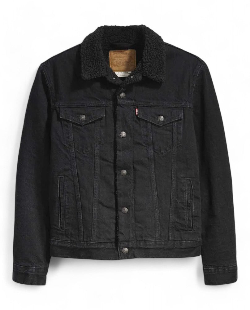 Levi's® Chaqueta Sherpa Trucker - Negro Intenso