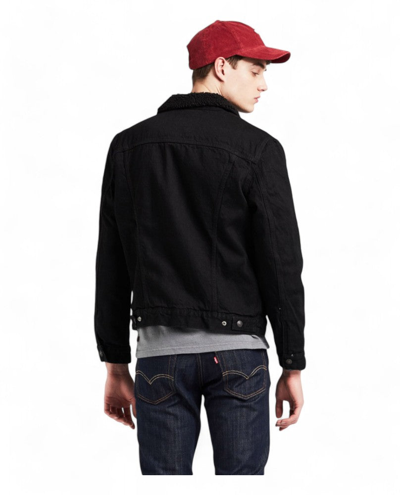 Levi's® Chaqueta Sherpa Trucker - Negro Intenso