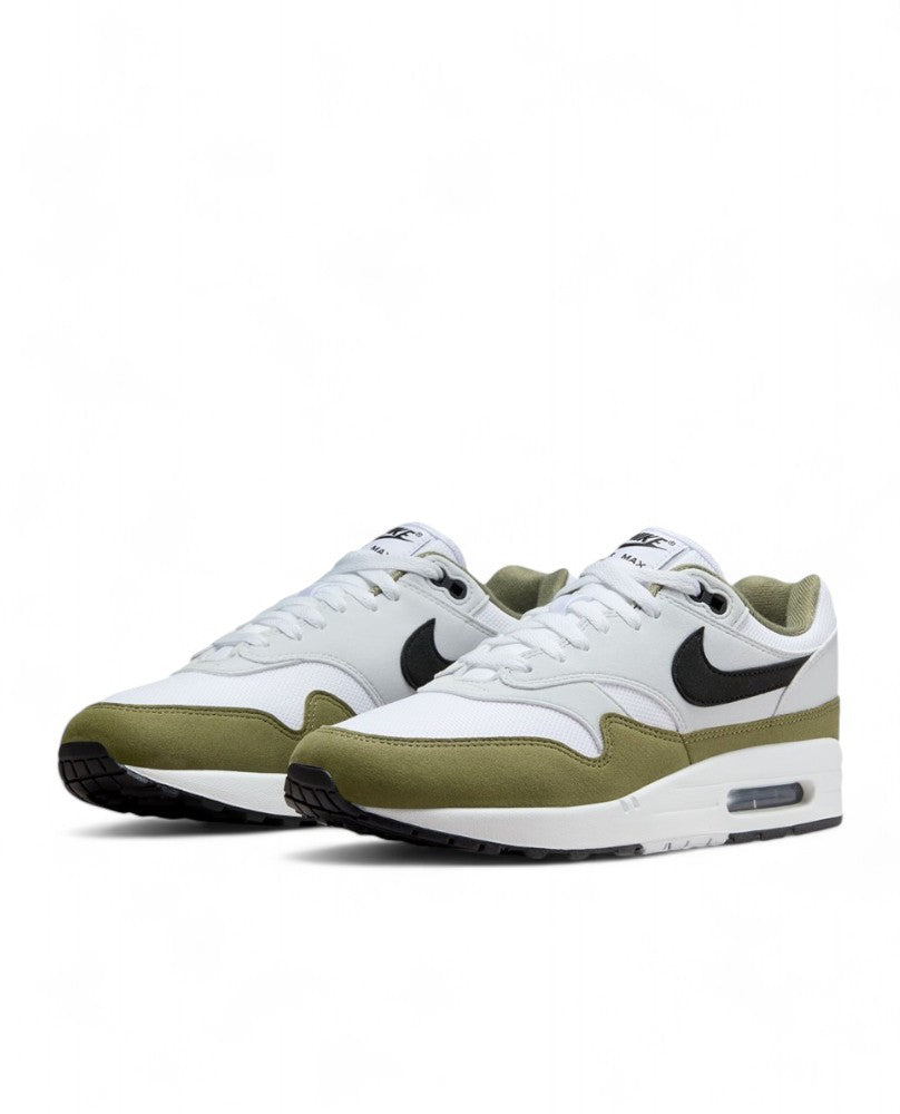 Nike Air Max 1 - White Black Medium Olive