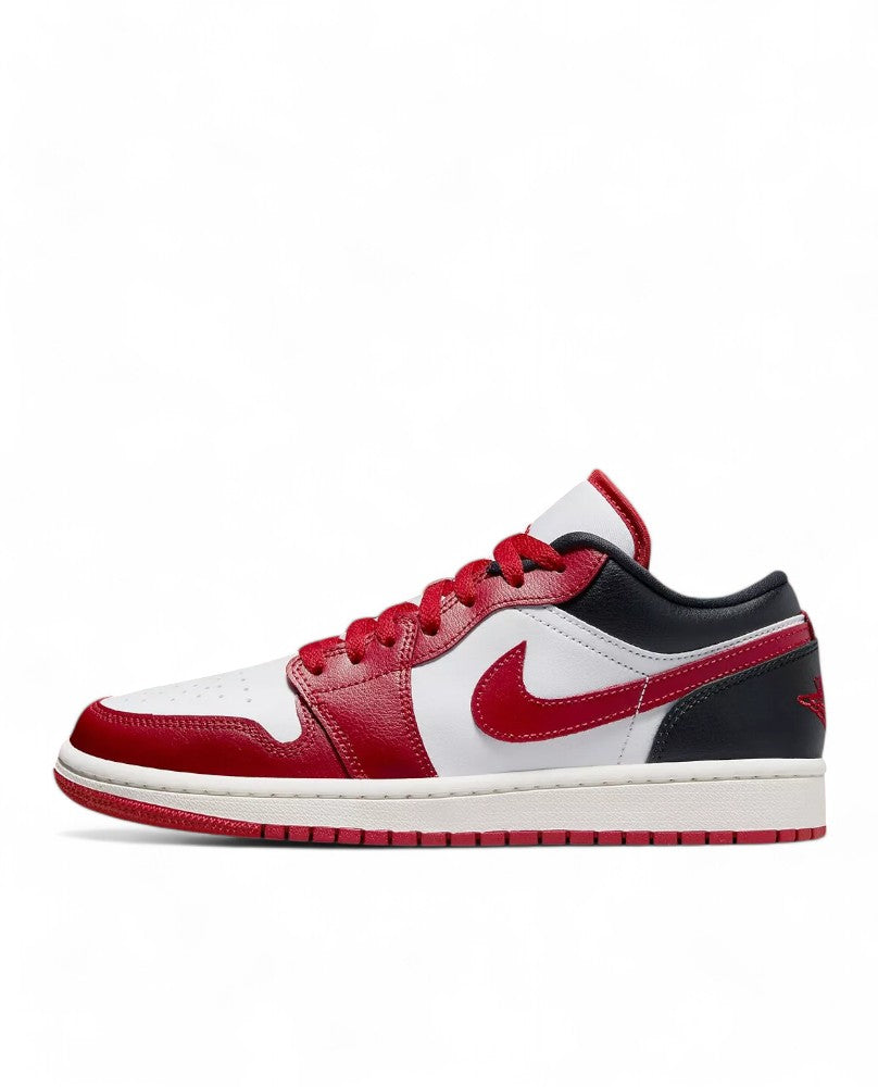 Air Jordan 1 Low - White Gym Red Black