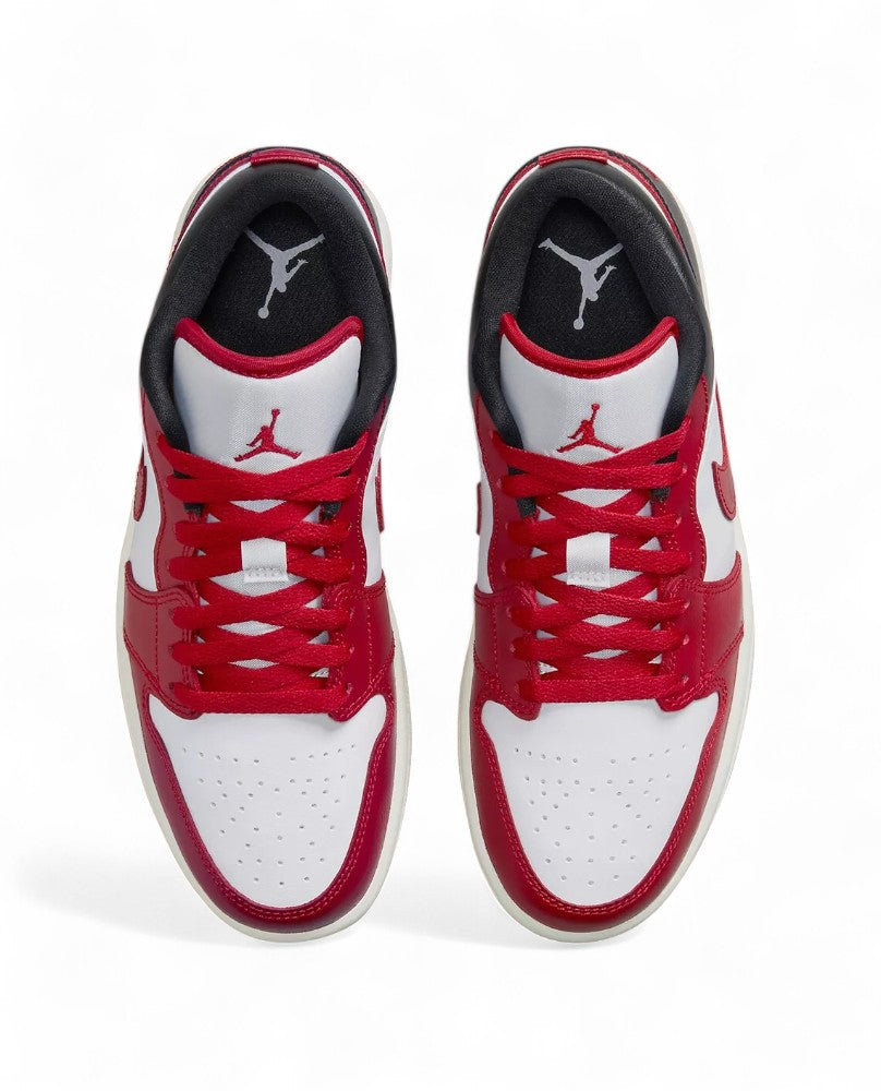 Air Jordan 1 Low - White Gym Red Black